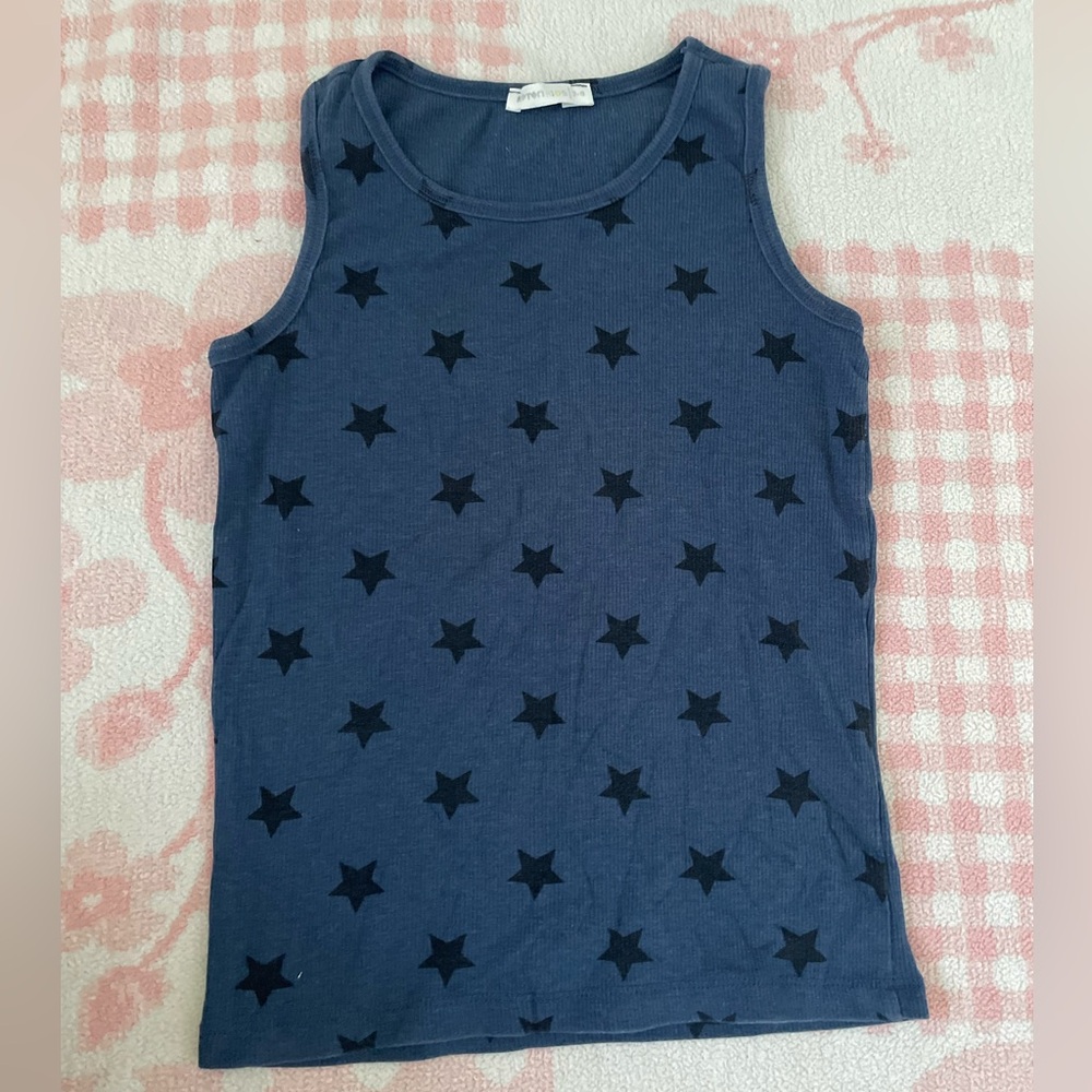 Black Star Navy Tank Top Girl Size 7-8 Brand (european): Koton